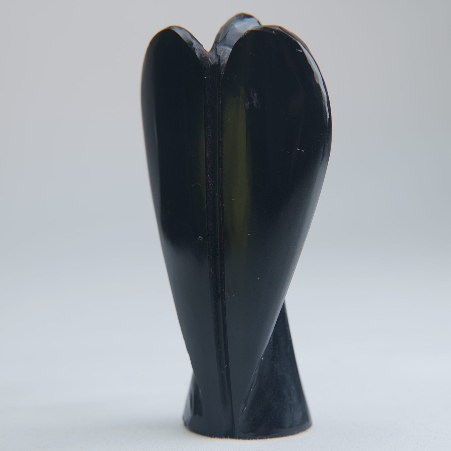 Black Obsidian Angel Carving 70g 80mm - Luna Panther