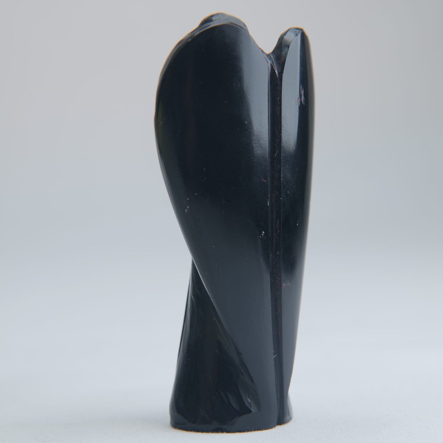 Black Obsidian Angel Carving 70g 80mm - Luna Panther