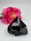 Polished Black Obsidian Natural Point 284g featuring deep jet-black tone and glassy finish - Luna Panther