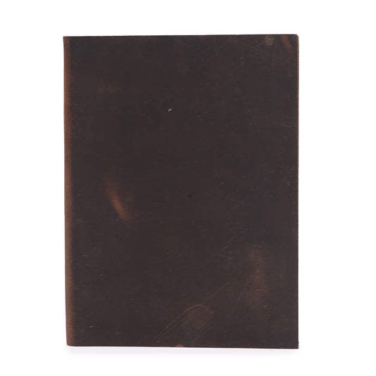Black Tan Daily Note Book - 100 Lined Pages - 20x15cm - Luna Panther