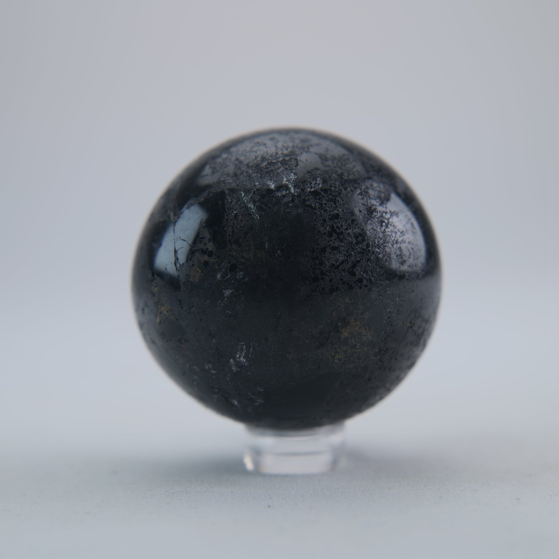 Black Tourmaline Polished Sphere 184g - Luna Panther