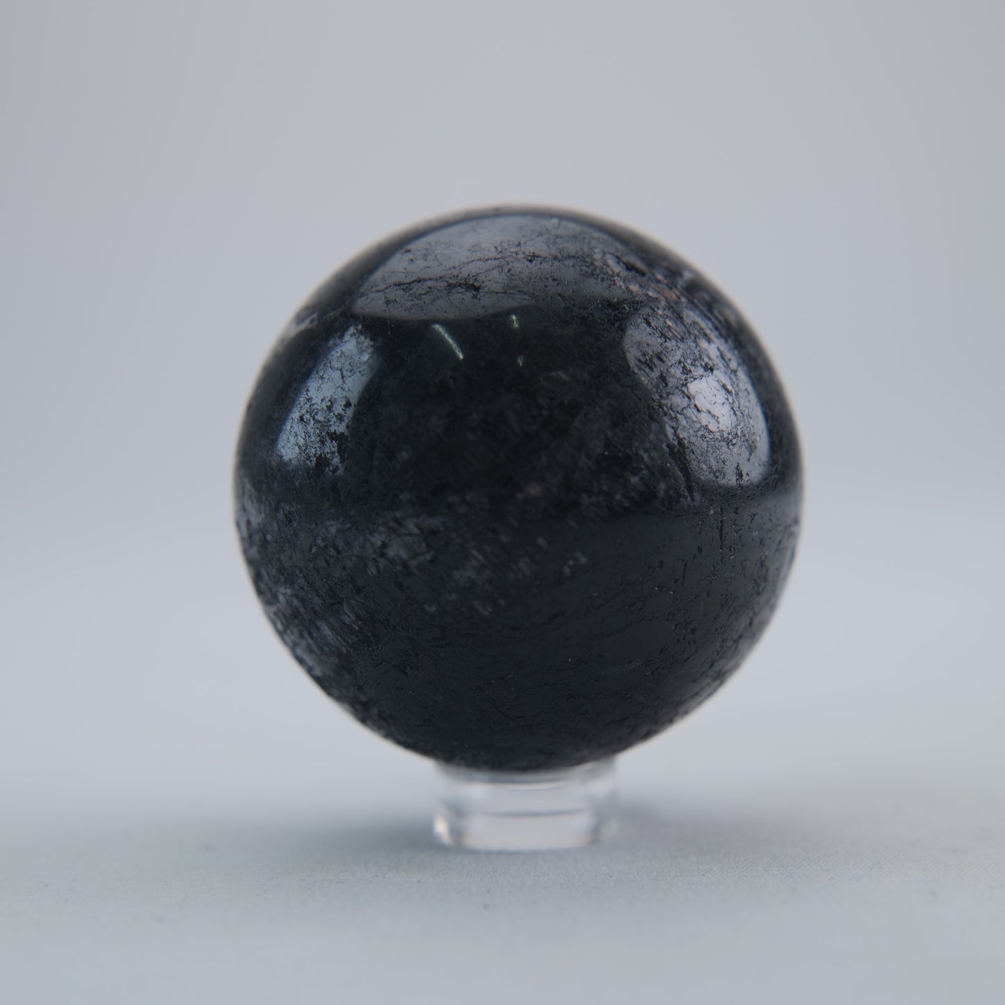 Black Tourmaline Polished Sphere 208g - Luna Panther