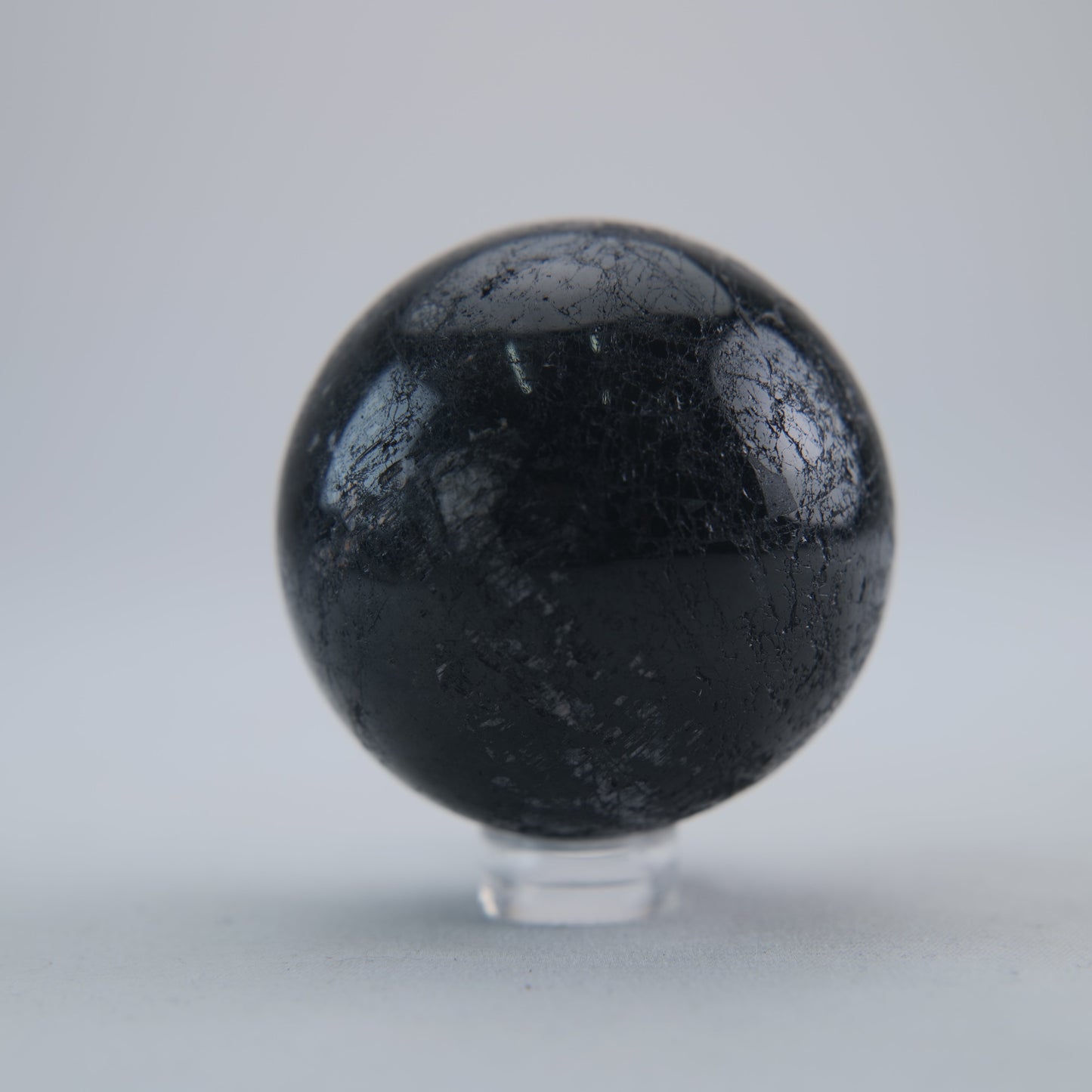 Black Tourmaline Polished Sphere 208g - Luna Panther