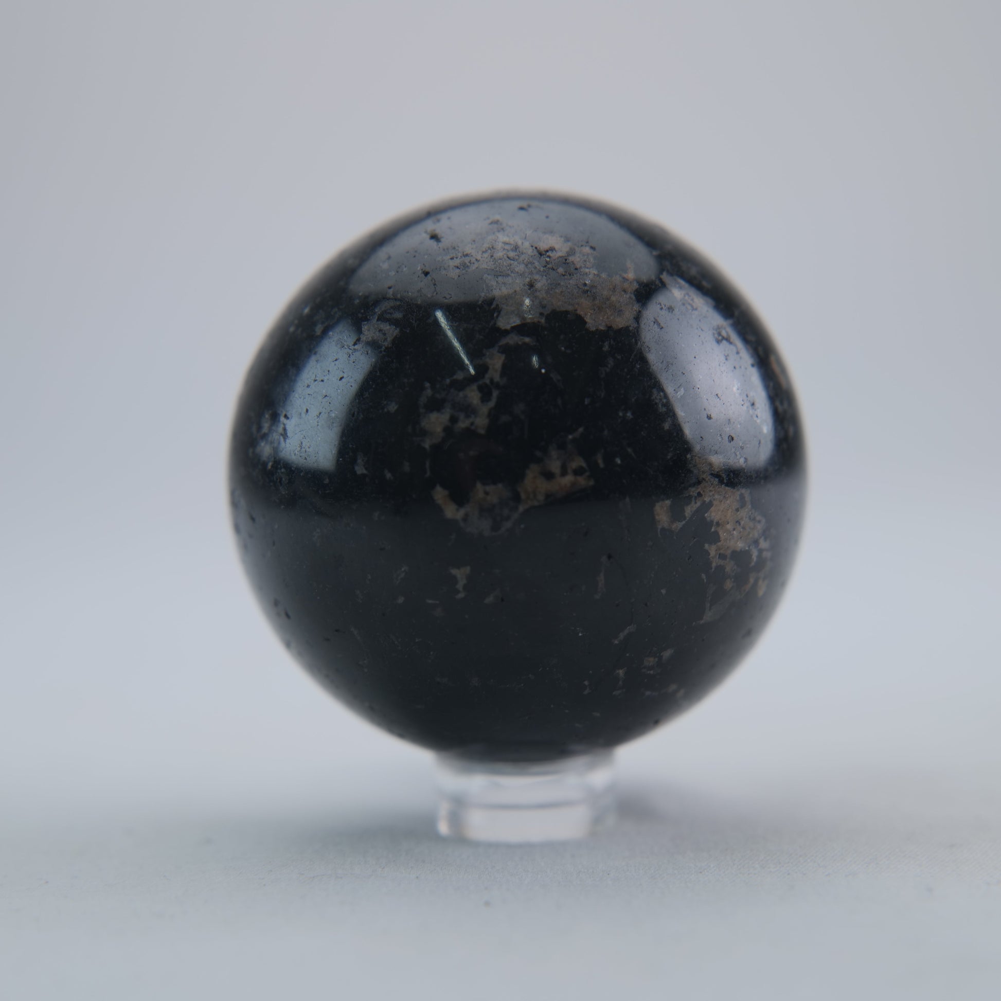 Black Tourmaline Polished Sphere 228g - Luna Panther