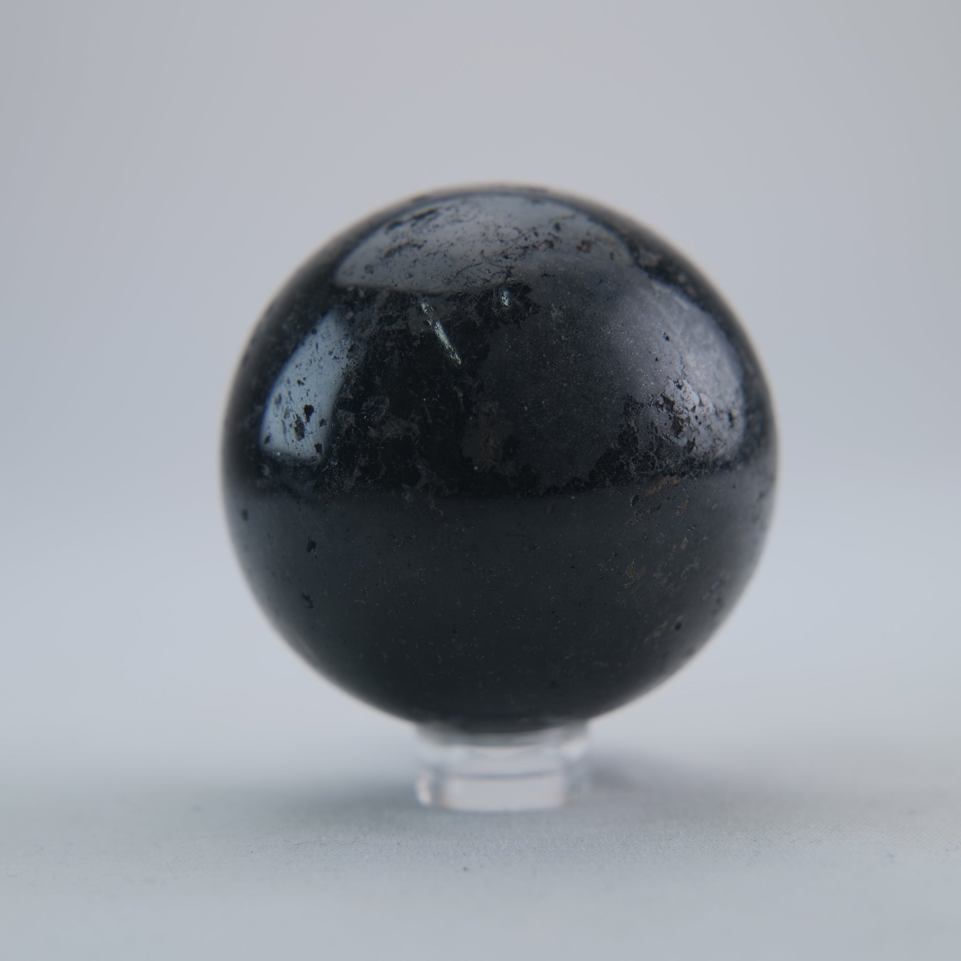 Black Tourmaline Polished Sphere 228g - Luna Panther
