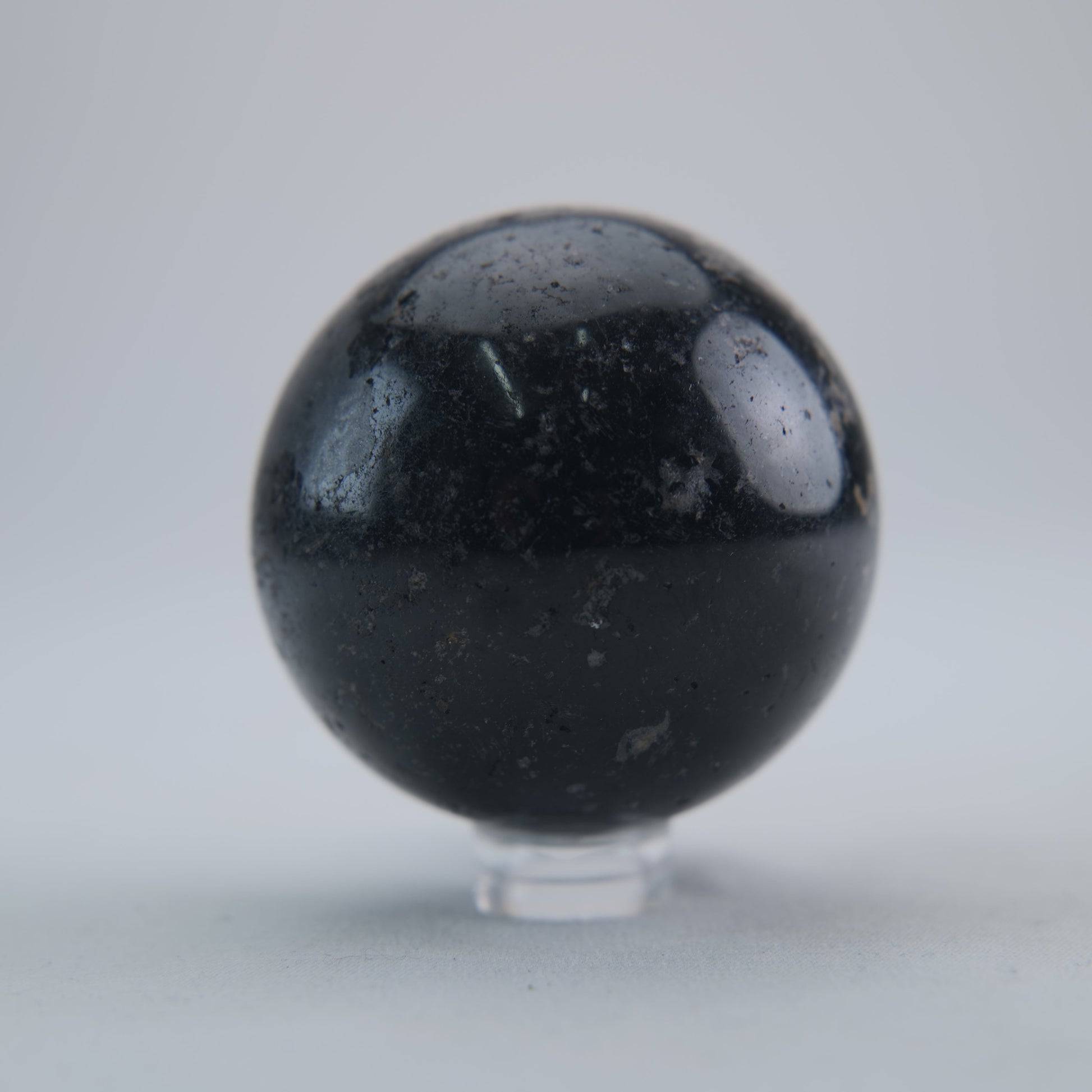 Black Tourmaline Polished Sphere 228g - Luna Panther