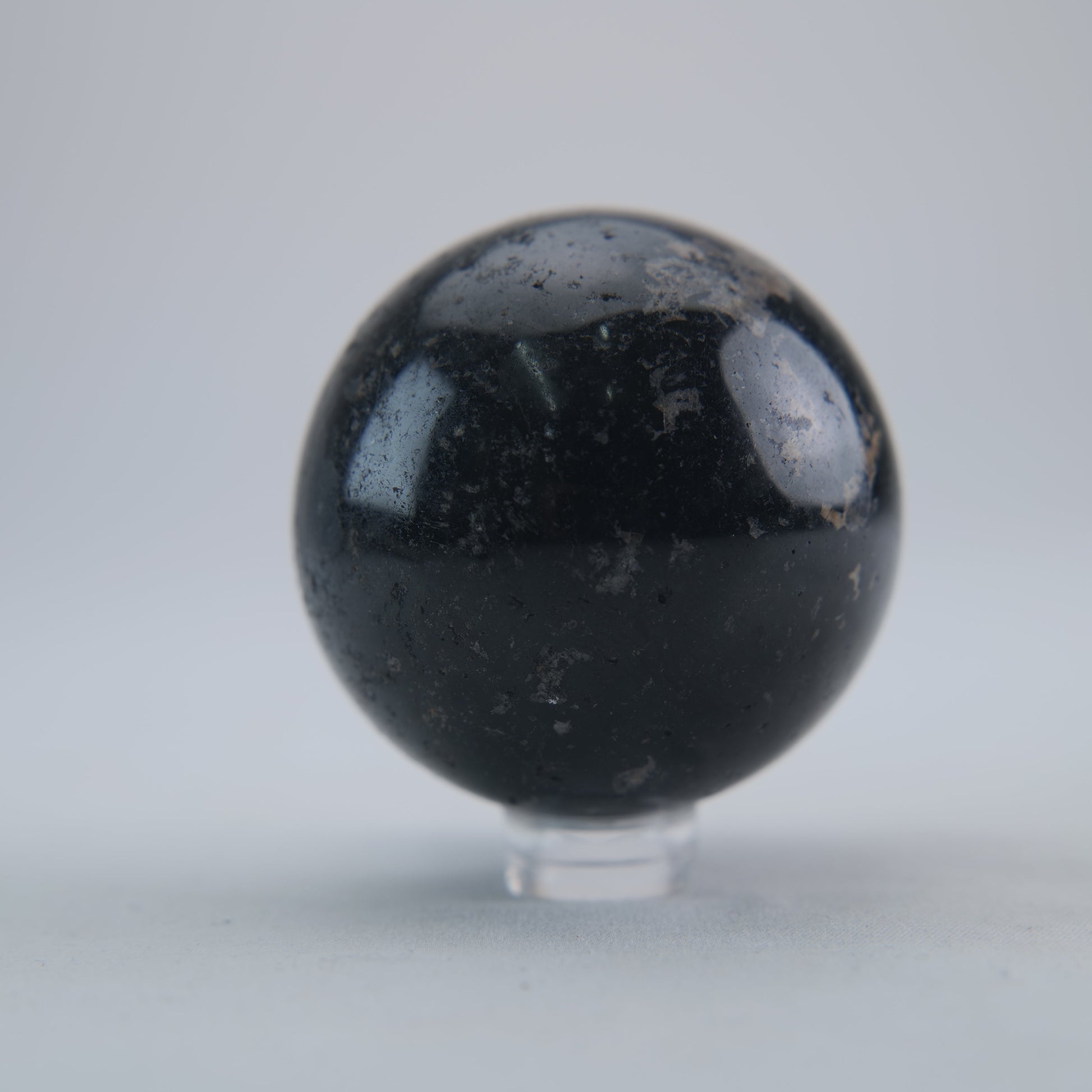 Black Tourmaline Polished Sphere 228g - Luna Panther