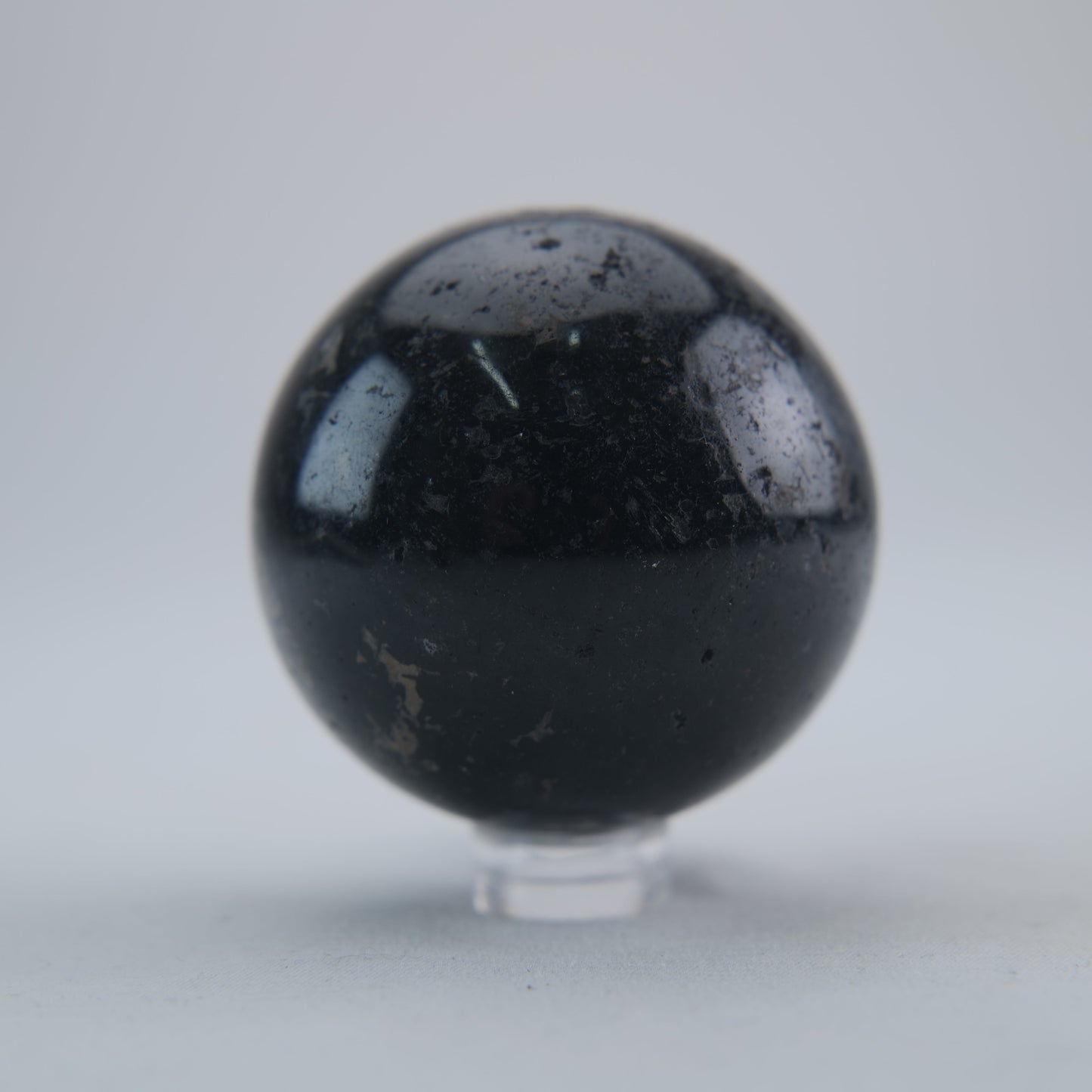 Black Tourmaline Polished Sphere 228g - Luna Panther