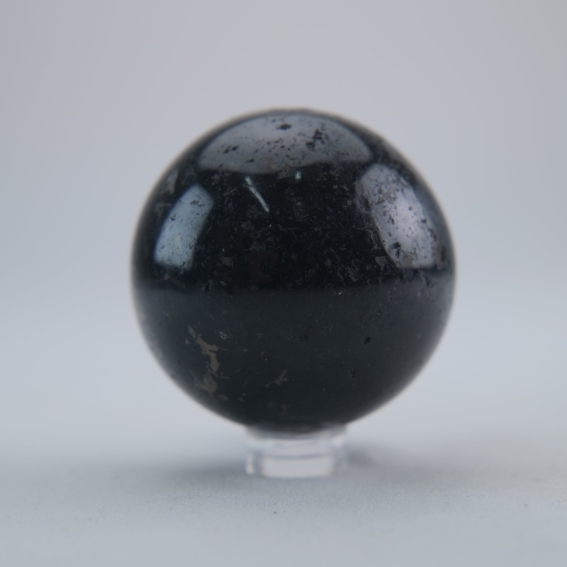 Black Tourmaline Polished Sphere 228g - Luna Panther