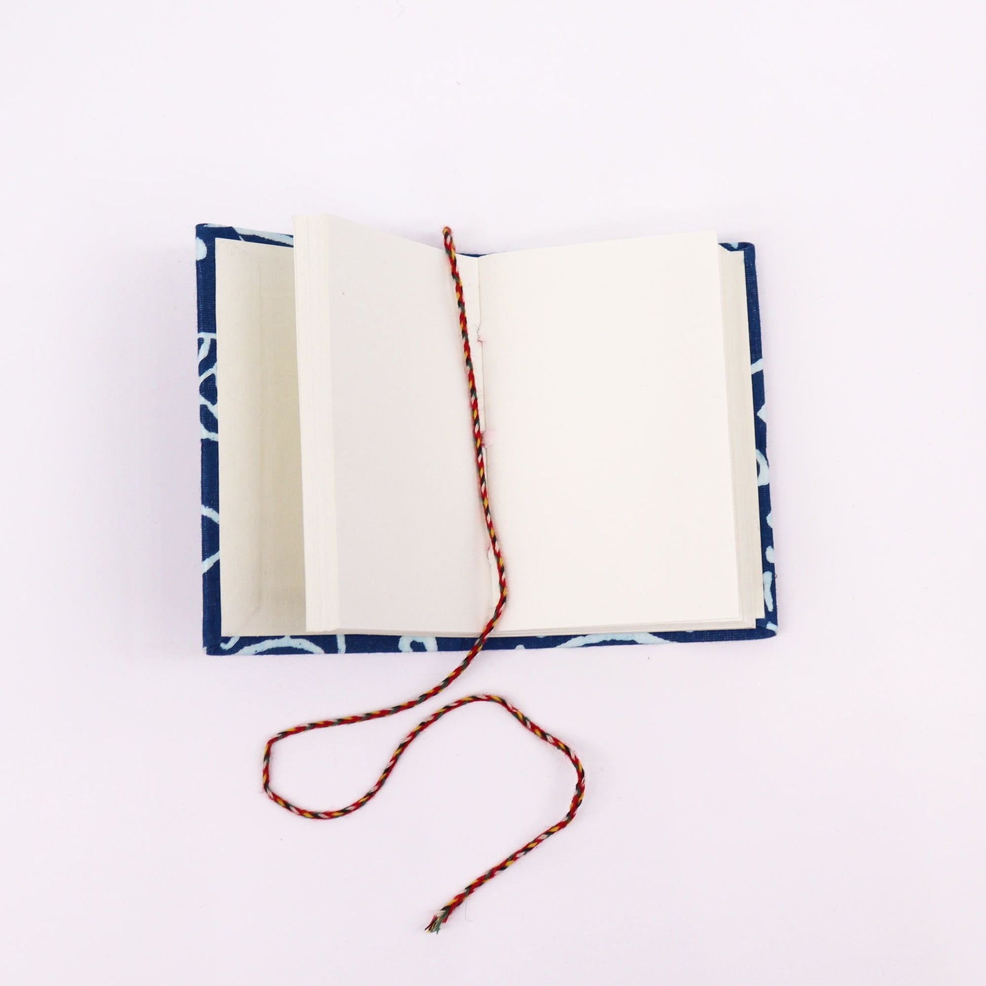 Block Print Assorted Cotton Bound Notebooks 7 × 10 cm - Luna Panther