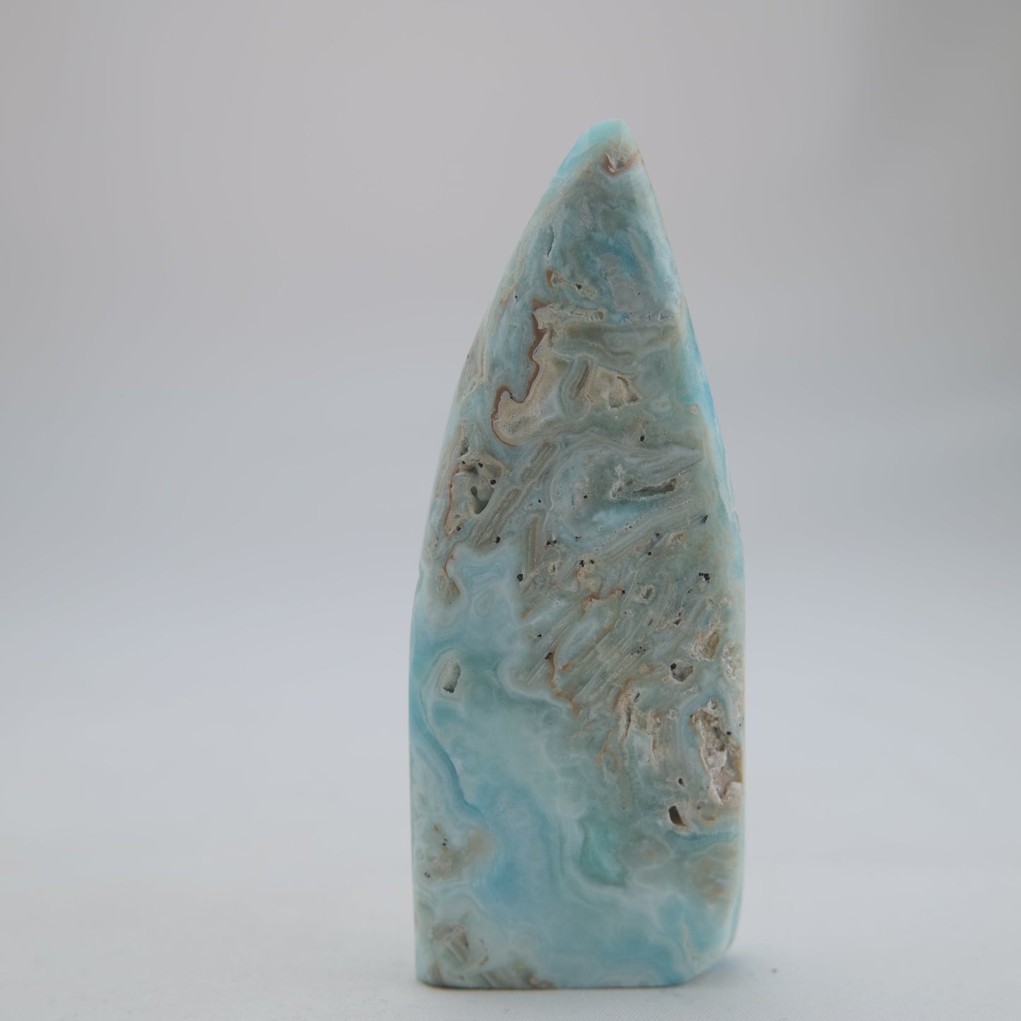 Blue Aragonite Freeform 114g - Luna Panther