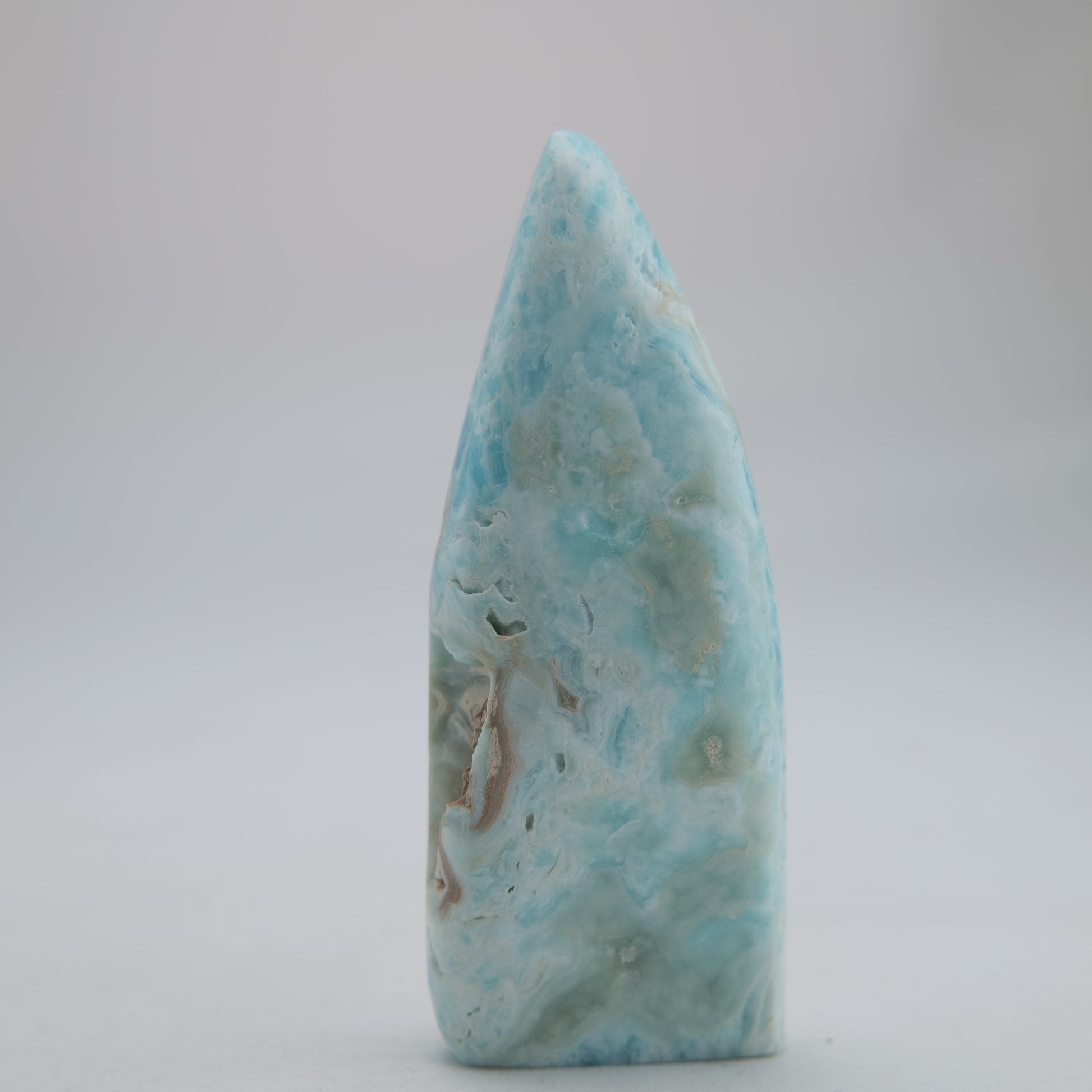 Blue Aragonite Freeform 114g - Luna Panther
