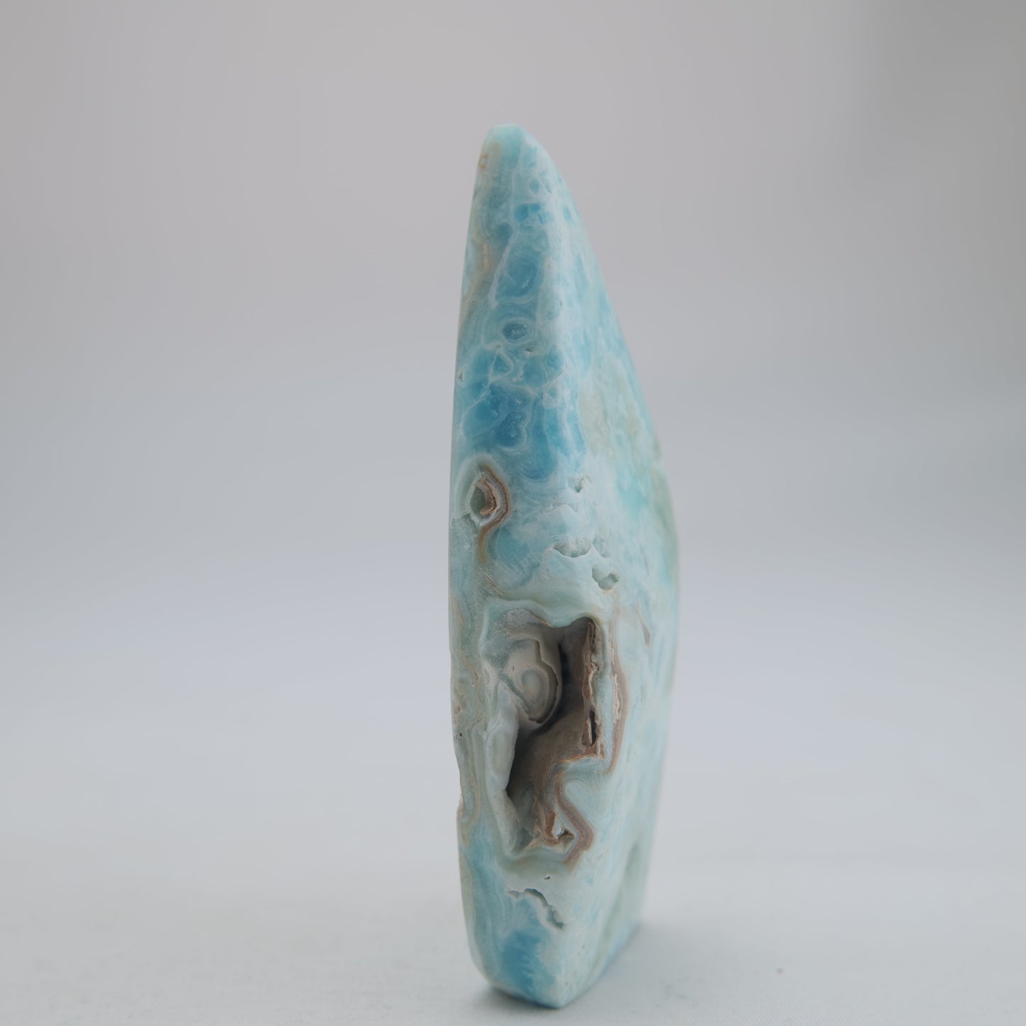 Blue Aragonite Freeform 114g - Luna Panther