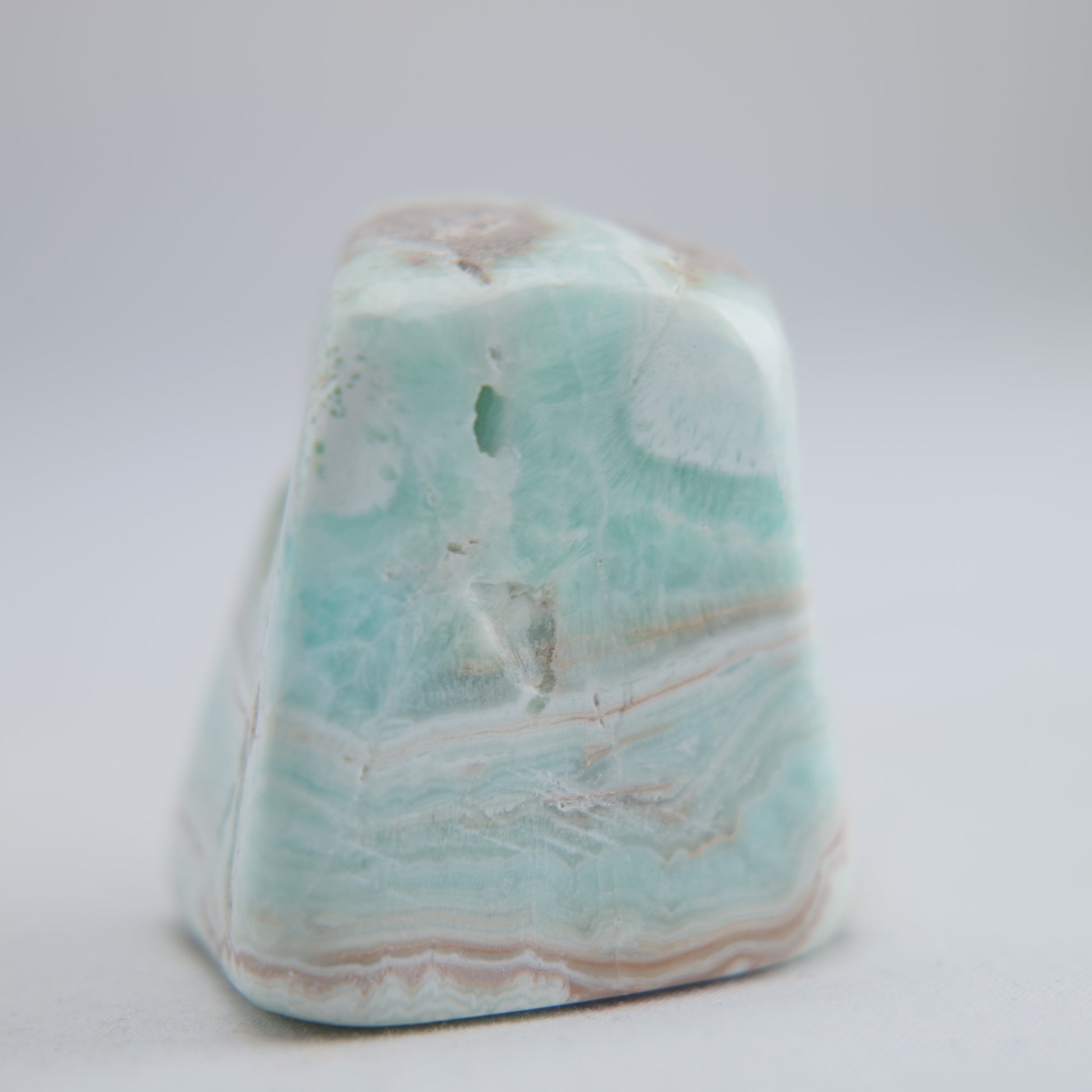 Blue Aragonite Freeform 140g - Luna Panther