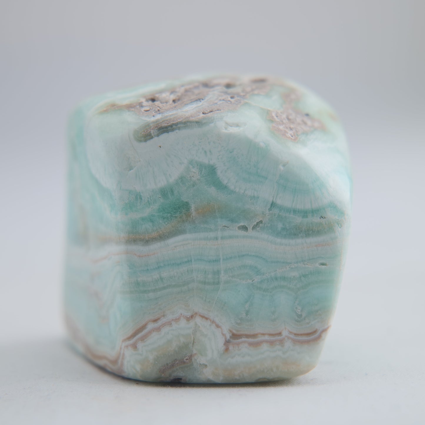 Blue Aragonite Freeform 140g - Luna Panther
