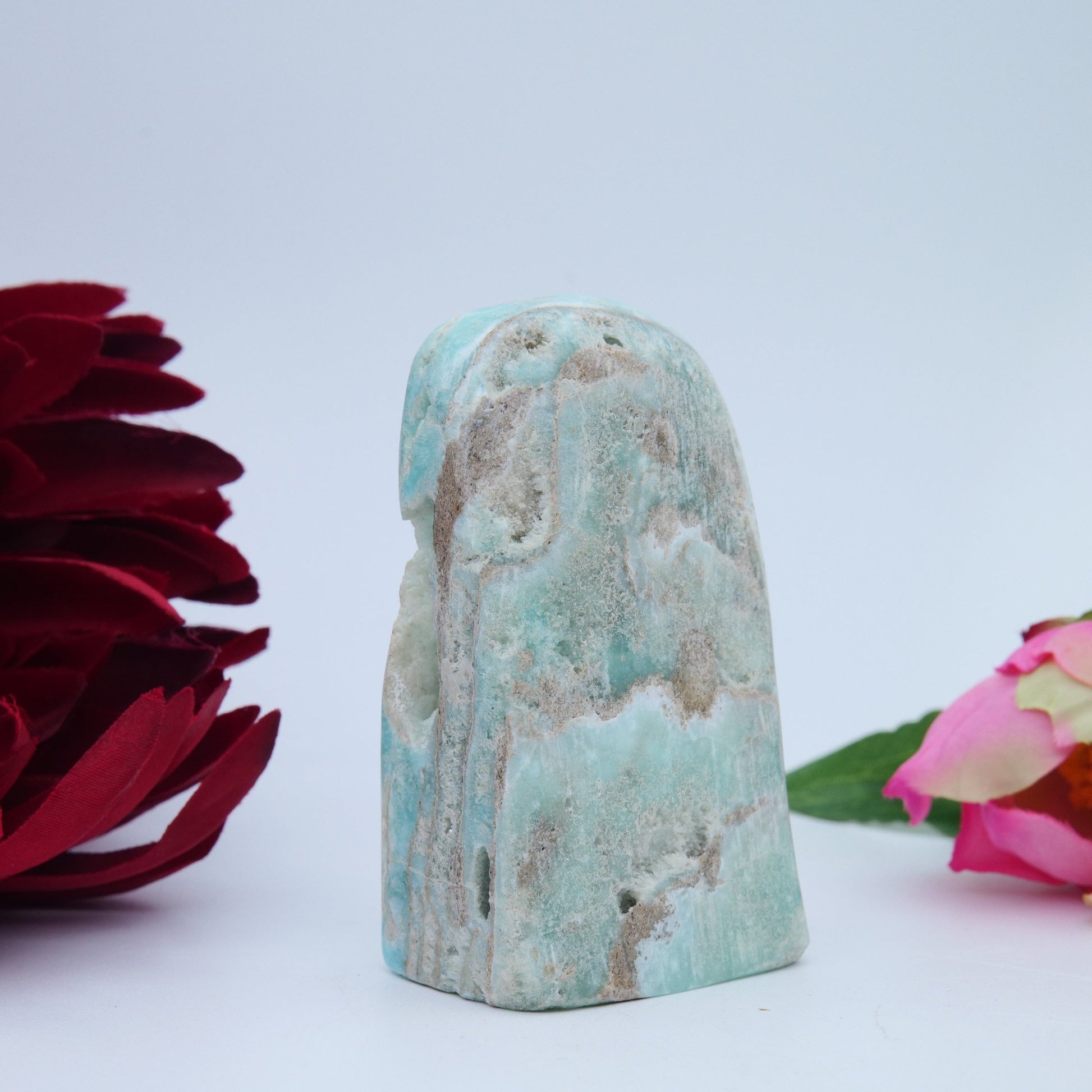 Blue Aragonite Freeform — 155 g - Luna Panther