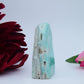 Blue Aragonite Freeform — 155 g - Luna Panther