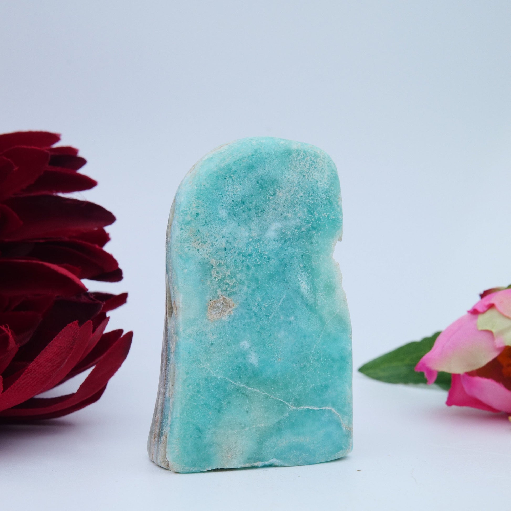 Blue Aragonite Freeform — 155 g - Luna Panther