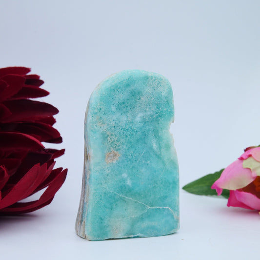Blue Aragonite Freeform — 155 g - Luna Panther alternate view