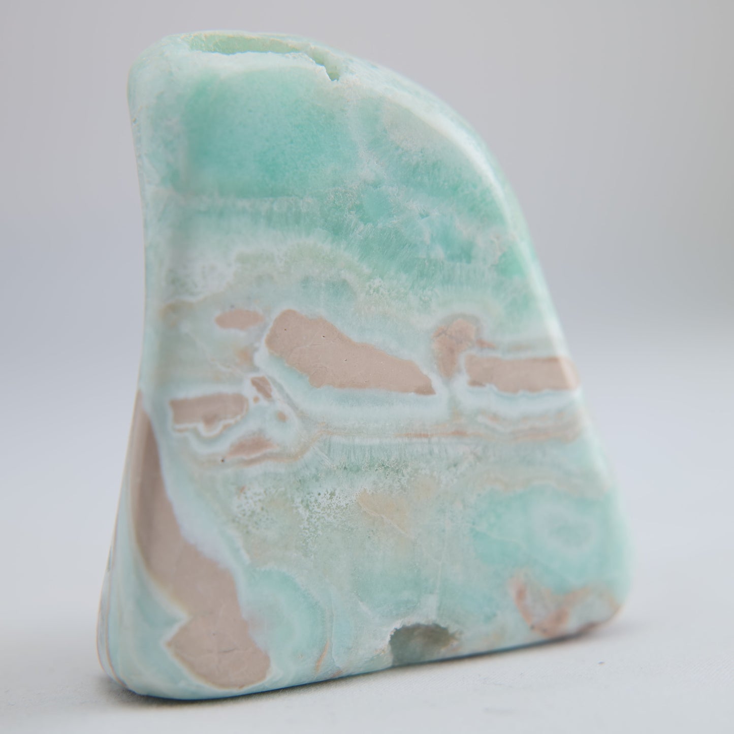 Blue Aragonite Freeform 226g - Luna Panther