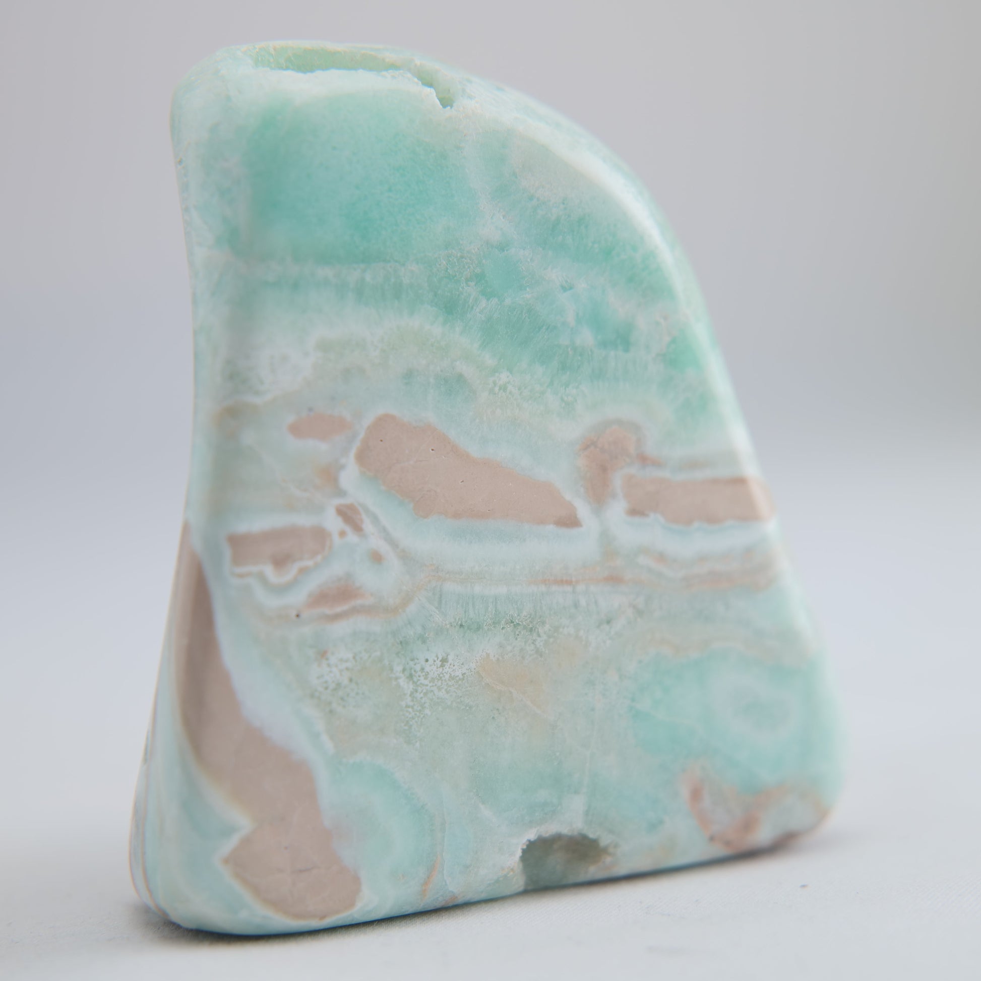 Blue Aragonite Freeform 226g - Luna Panther