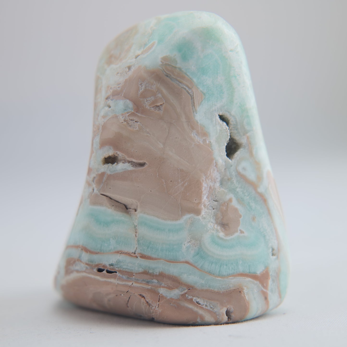 Blue Aragonite Freeform 226g - Luna Panther