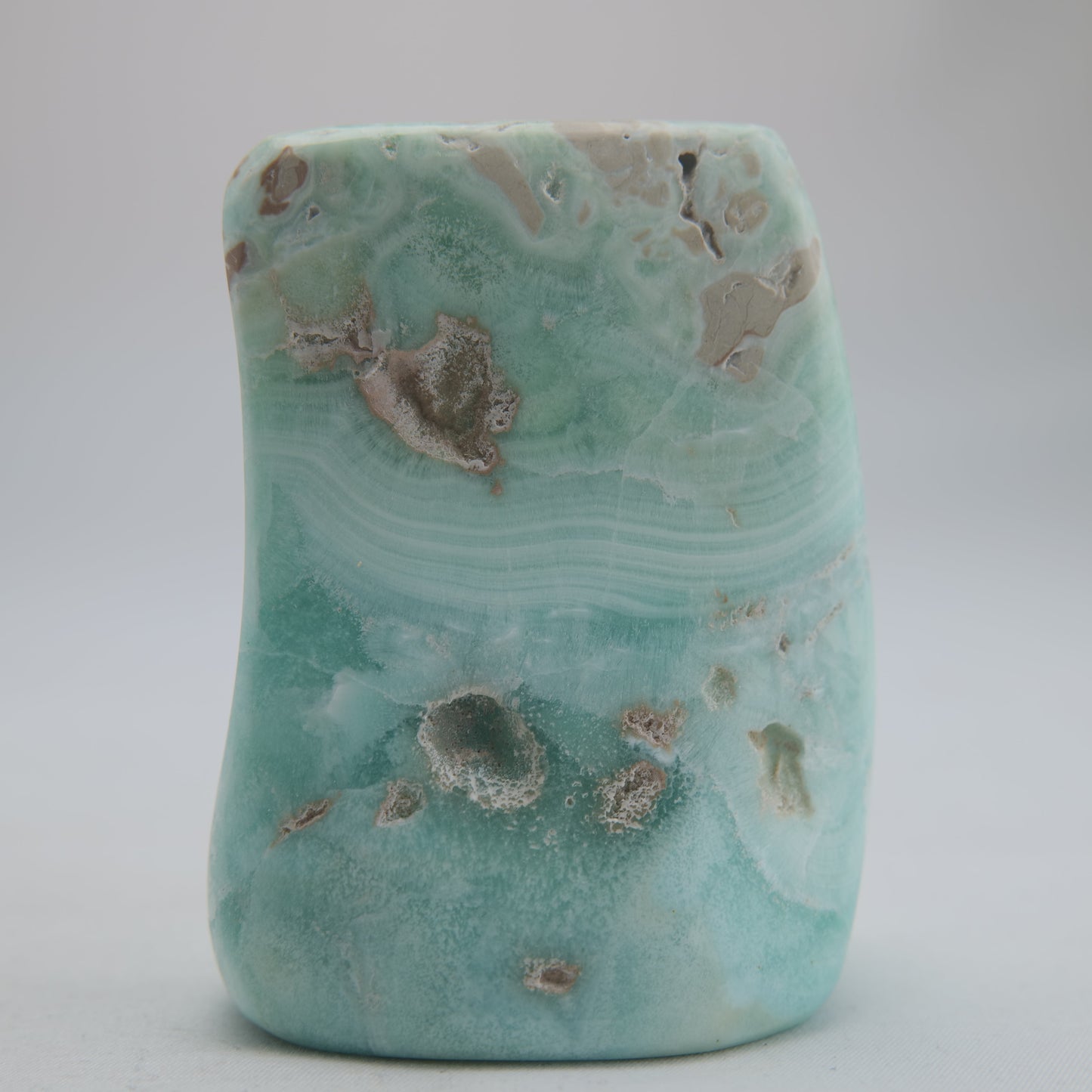 Blue Aragonite Freeform 250g - Luna Panther