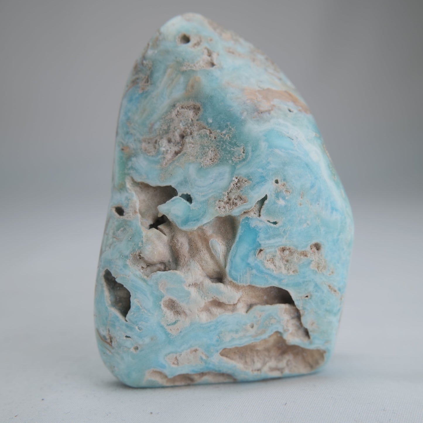 Blue Aragonite Freeform 263g - Luna Panther