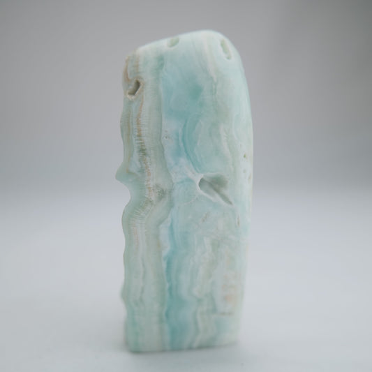 Blue Aragonite Freeform 304g - Luna Panther alternate view