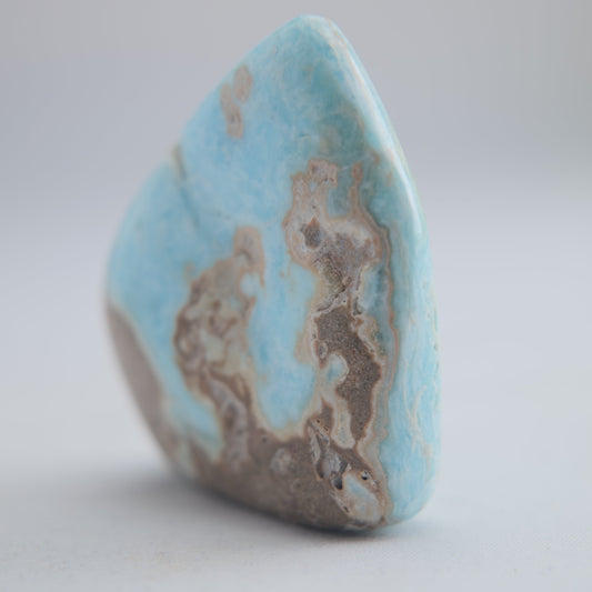 Blue Aragonite Freeform 83g - Luna Panther alternate view
