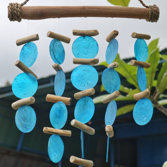 Blue Driftwood Chime - Luna Panther alternate view
