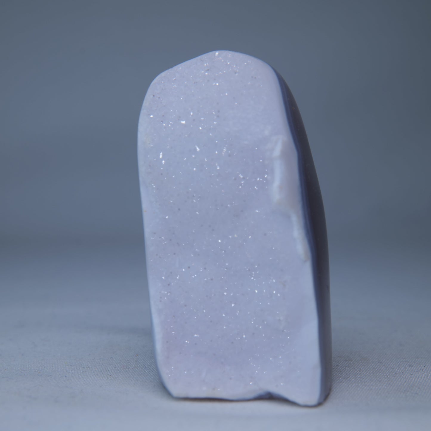 Blue Lace Agate Druzy Freeform 82g - Luna Panther