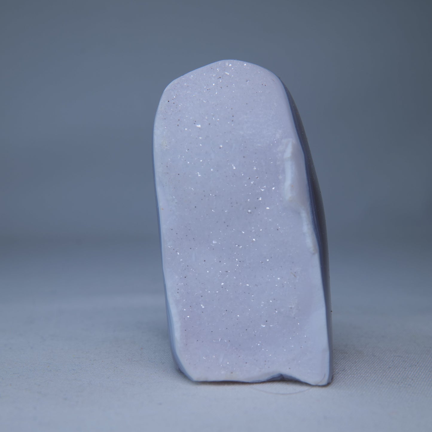Blue Lace Agate Druzy Freeform 82g - Luna Panther