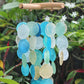 Blue & Pearl Driftwood Cross Chime - Luna Panther