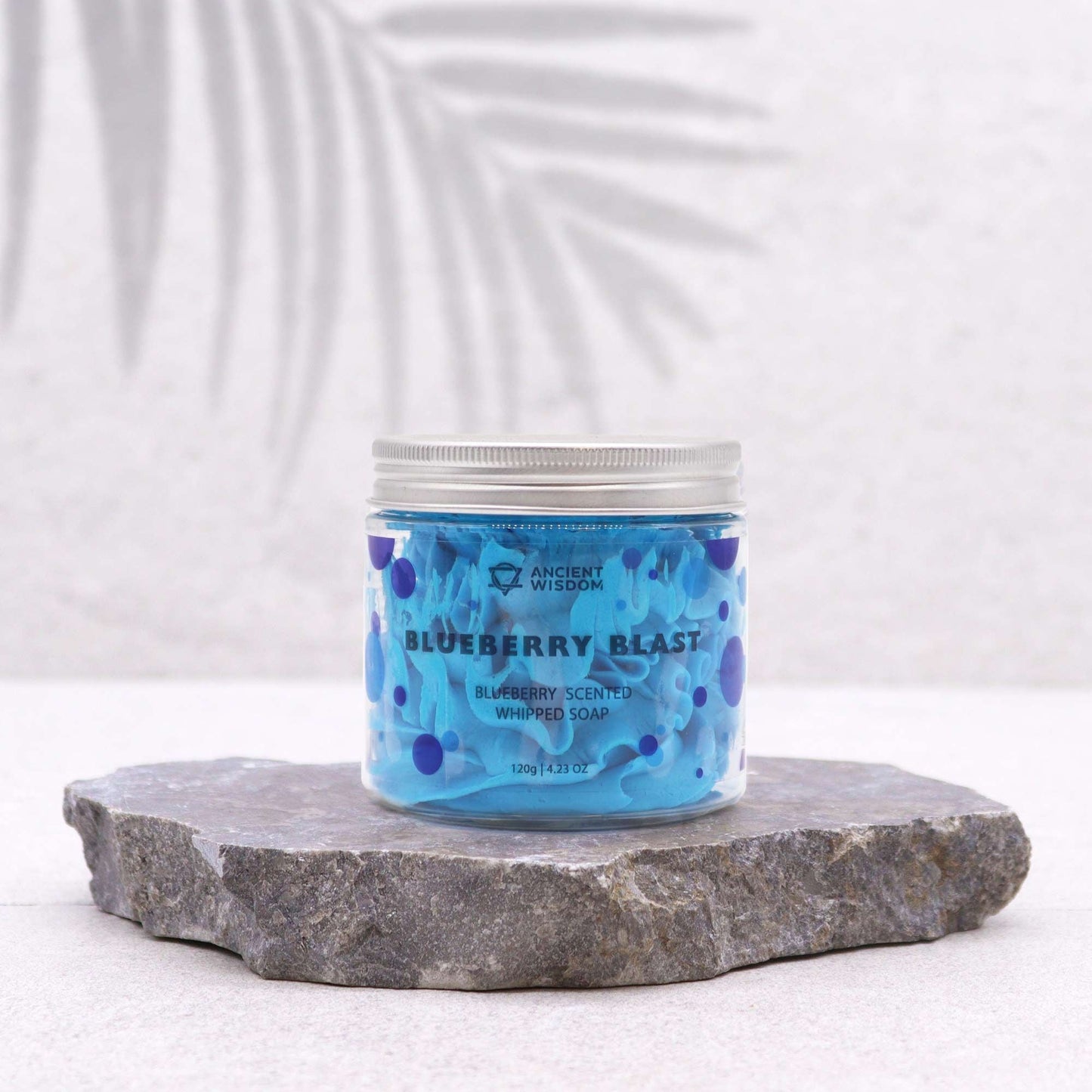 Blueberry Whipped Soap 120 g — bath & body, image 2 of 3.