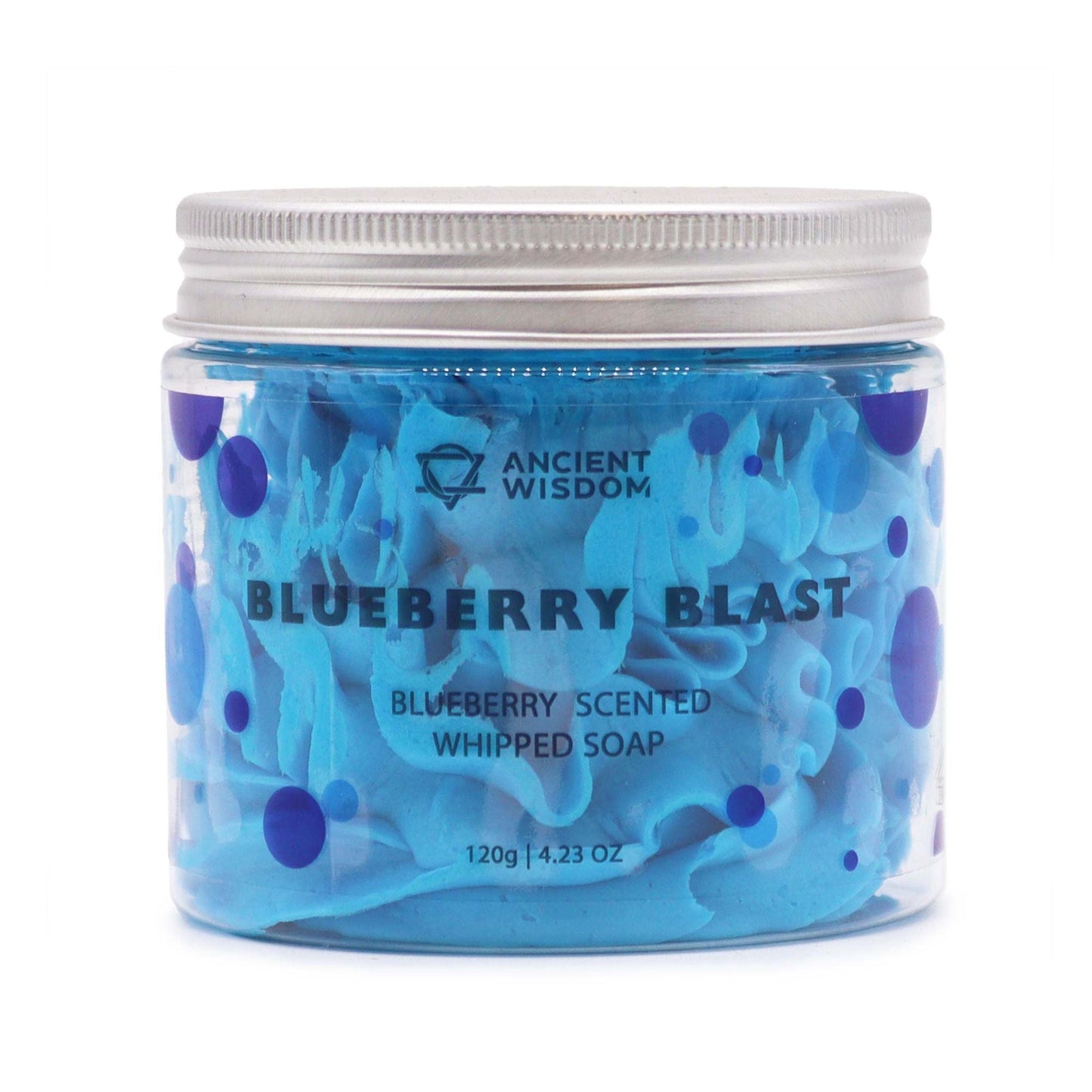 Blueberry Whipped Soap 120 g — bath & body, image 3 of 3.