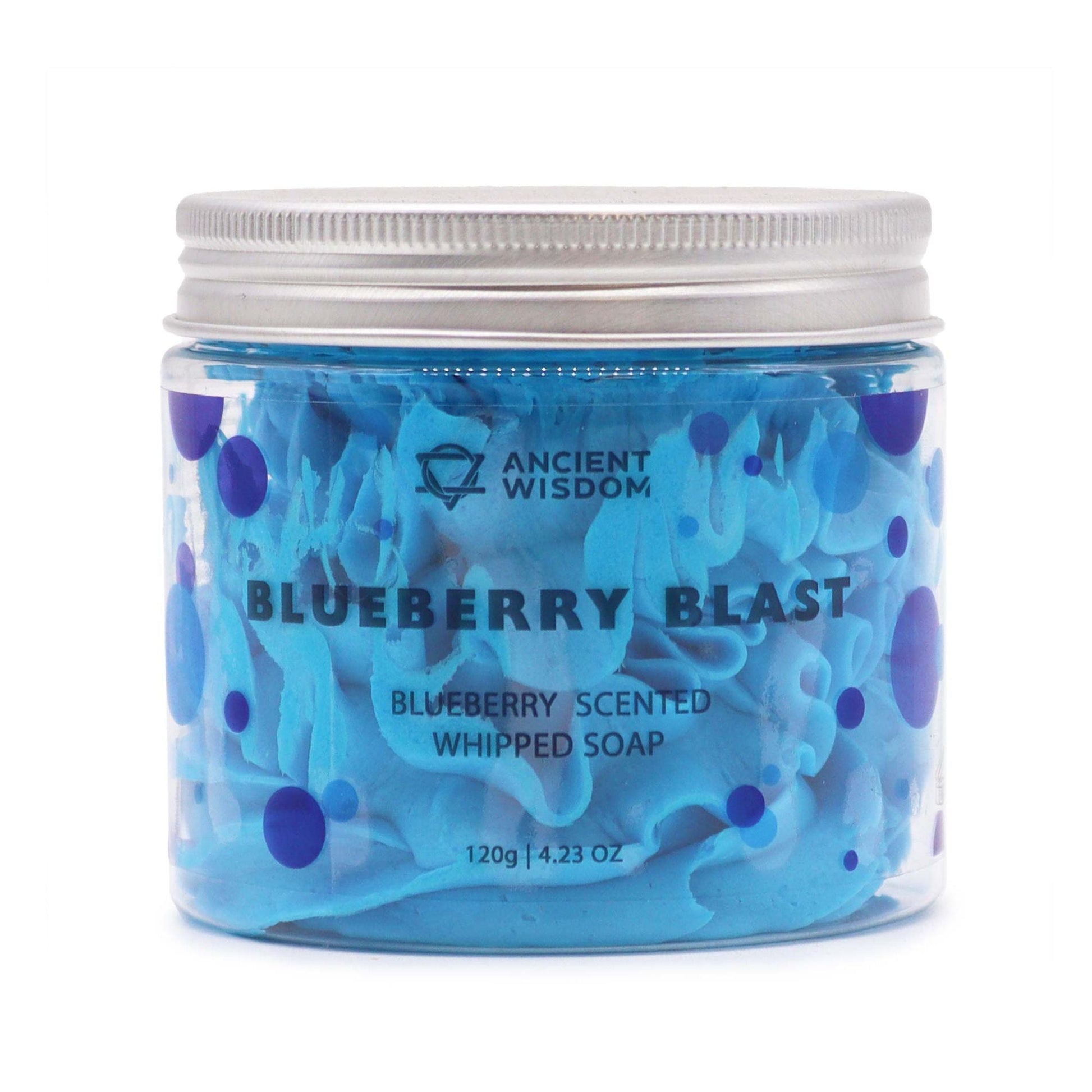 Blueberry Whipped Soap 120 g — bath & body, image 3 of 3.