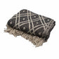 Boho Comfort Throws - Black & Beige Regency - Luna Panther