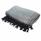 Boho Comfort Throws - Charcoal - Luna Panther