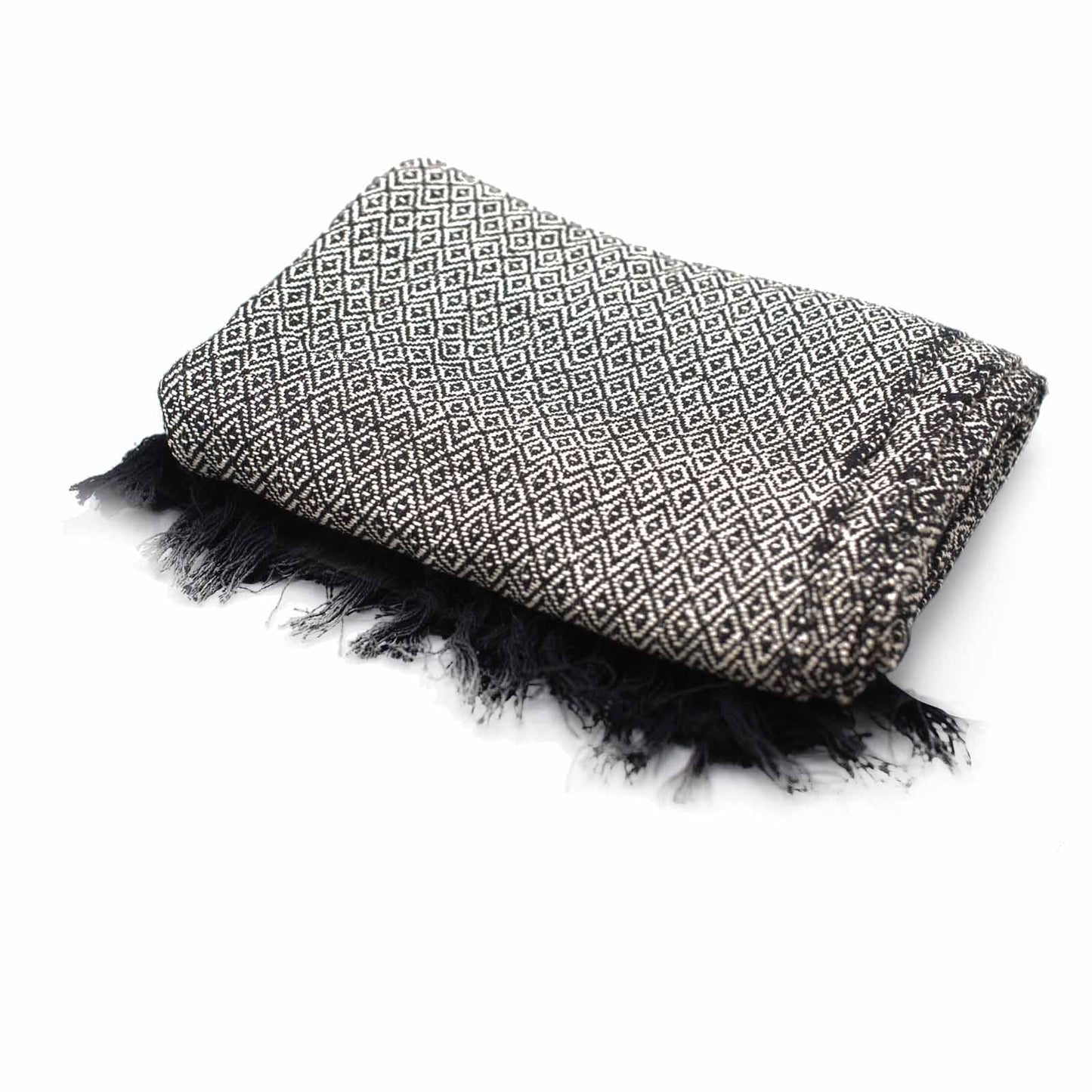 Boho Comfort Throws - Charcoal - Luna Panther