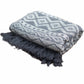 Boho Comfort Throws - Grey Geometric - Luna Panther