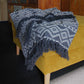 Boho Comfort Throws - Grey Geometric - Luna Panther