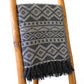 Boho Comfort Throws - Grey Geometric - Luna Panther