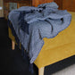 Boho Comfort Throws - Navy Zigzag - Luna Panther