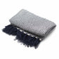 Boho Comfort Throws - Navy Zigzag - Luna Panther