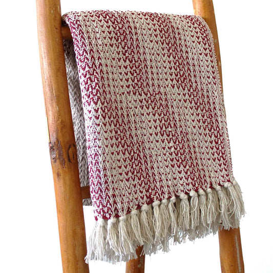 Boho Comfort Throws - Ruby Two Tone - Luna Panther