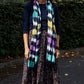 Boho Java Art Stole/Scarf - Multi Stripes - 62x200cm - Luna Panther
