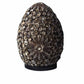 Boho Seashell Lamp - Chocolate Twist Oval - 20cm - Luna Panther