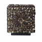Boho Seashell Lamp - Chocolate Twist Square - 15cm - Luna Panther