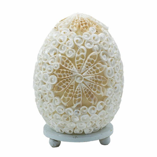 Boho Seashell Lamp - Cut Art Shell Oval - 15cm - Luna Panther